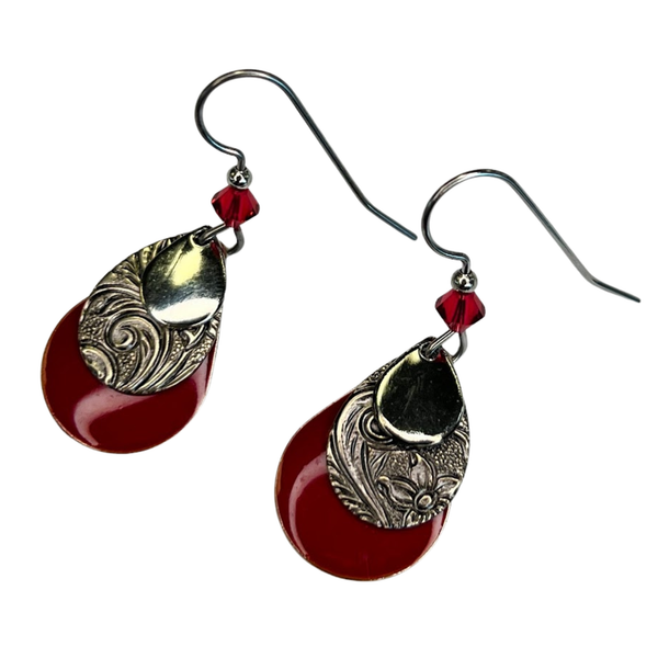 Silver Forest Earrings
