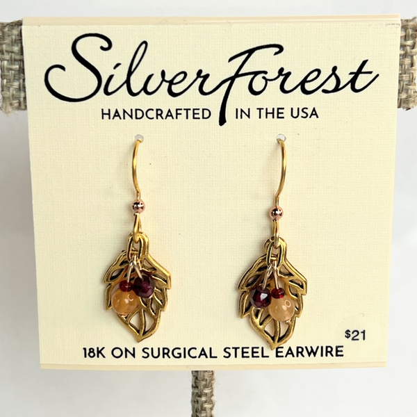 Silver Forest Earrings