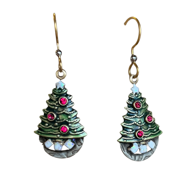 Silver Forest Earrings