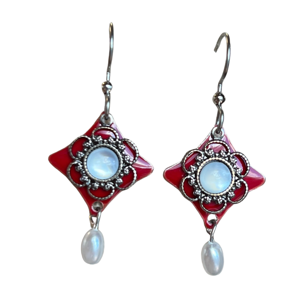 Silver Forest Earrings