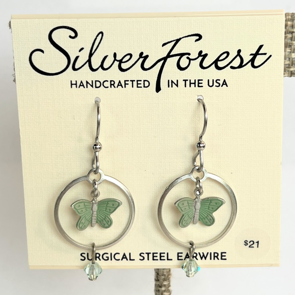 Silver Forest Earrings