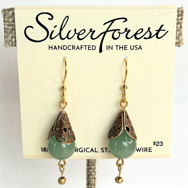 Silver Forest Earrings