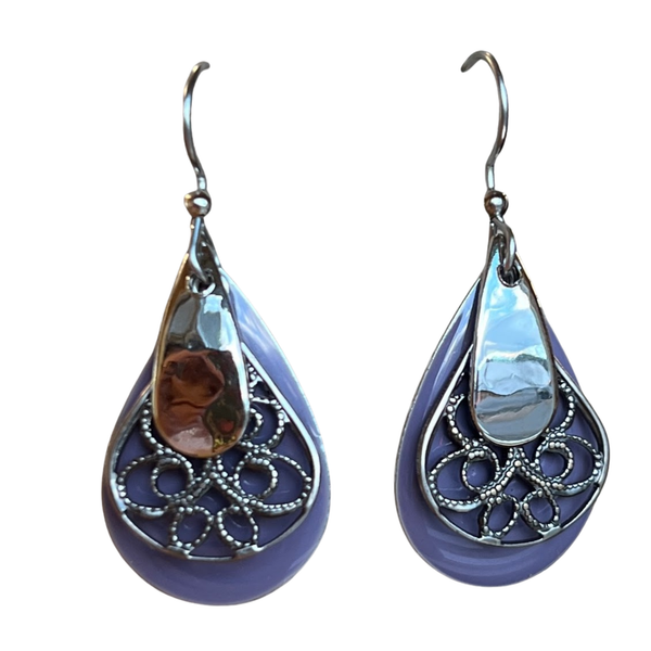 Silver Forest Earrings