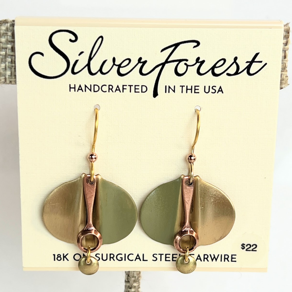 Silver Forest Earrings