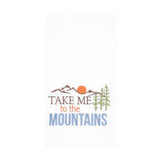 Cabin Take Me to the Mountains Kitchen Towel