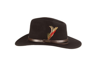 Buy black Dakota - Crushable Wool Felt Hat