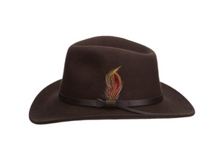 Buy olive Dakota - Crushable Wool Felt Hat