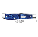 Case® - Smooth Blue Pearl Kirinite® Slimline Trapper #23445