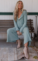 Simply Comfort Jumpsuit - Teal