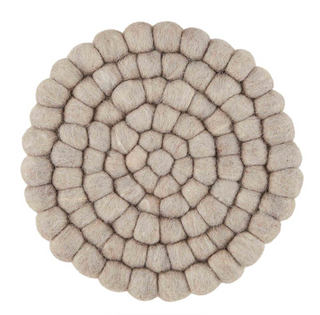 Buy taupe Felted Trivets