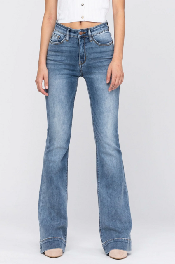Rock & Roll Women's Trouser Jeans - Dark Wash - Billy's Western Wear