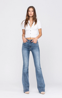 Judy Blue - Mid-Rise Trouser Flare