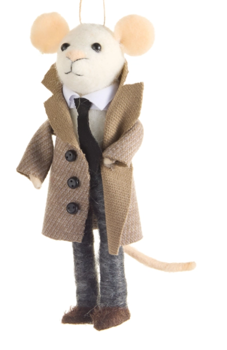 6.5" Dapper Mice Ornament