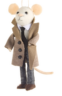 6.5" Dapper Mice Ornament