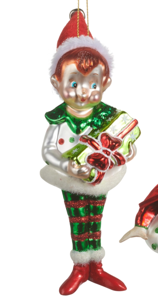6" Elf Ornament