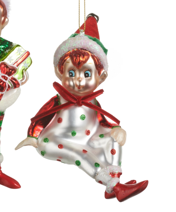 6" Elf Ornament