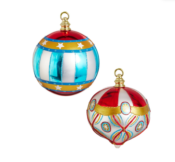 4" Spectacular Vintage Ornaments