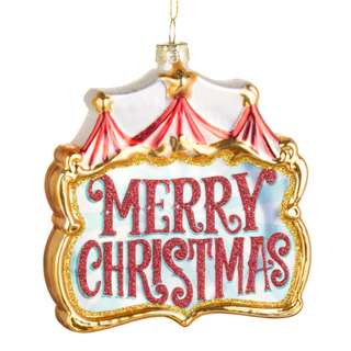 4.25" Big Top Merry Christmas Ornament