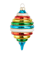 6" Multicolor Finial Ornament