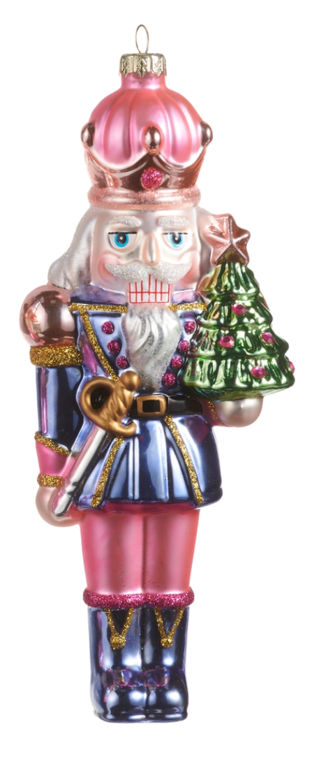 8.25" Bright Nutcracker Ornament
