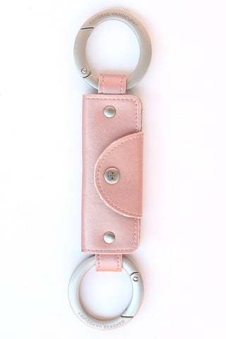 Buy metallic-pink Handbag Handcuff® - Leather