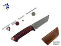 A 2. Titan Diver - Damascus Steel/ Tanto Point/ Edc / Tac