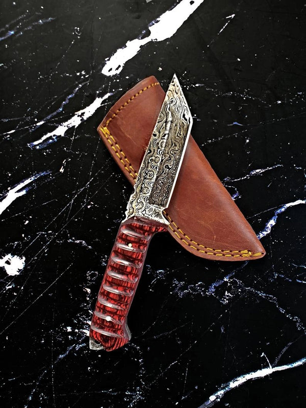 A 2. Titan Diver - Damascus Steel/ Tanto Point/ Edc / Tac