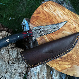 The Diamond Wood Damascus Utility Companion TK-013