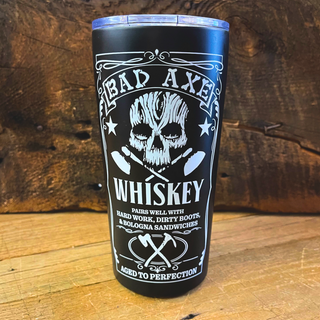 Bad Axe Whiskey Tumbler with Lid