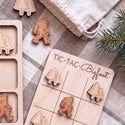 Birch House Wooden Tic Tac Toe Game