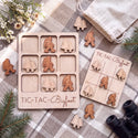 Birch House Wooden Tic Tac Toe Game