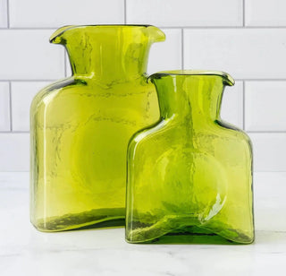 Buy olive Blenko Glass - Water Bottle