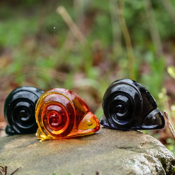 Blenko Glass Snail Critter