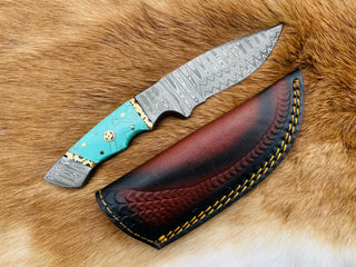 Azure Fashion Damascus Steel Utility Knife TK-086U