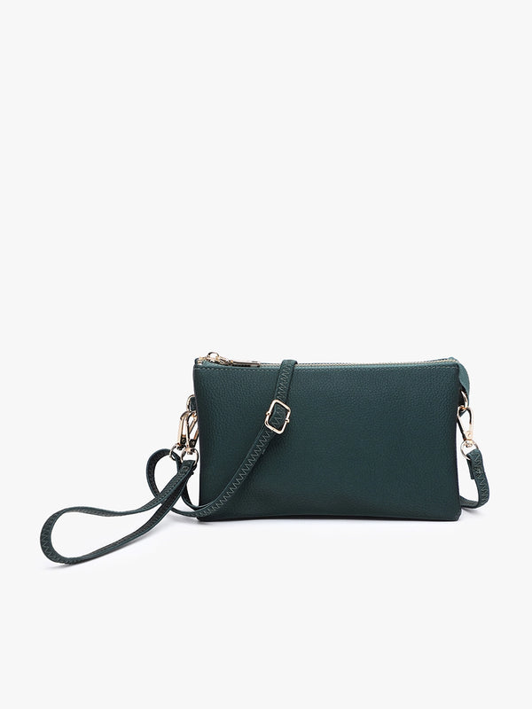 Riley 3 Compartment Crossbody/Wristlet