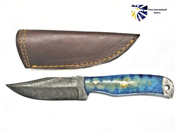 Everyday Carry Damascus Knife Titan Td-378 (1)