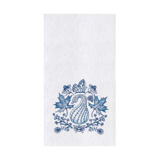 Fall/Harvest Blue Gourd & Leaves Kitchen Towel