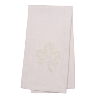 Fall/Harvest Maple Leaves Jacquard Kitchen Towel