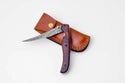 Rose Wood Damascus Steel Fillet Folding Knife by Titan TK-407