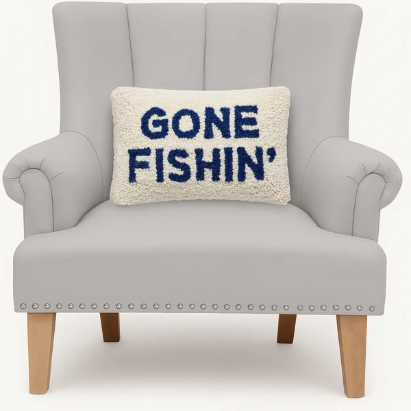 Gone Fishin' Hook Pillow