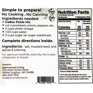 Bread & Butter Icebox Pickle Mix