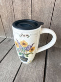 She Was Made Of Whiskey & Wildflowers - Ceramic Tumbler