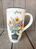 She Was Made Of Whiskey & Wildflowers - Ceramic Tumbler