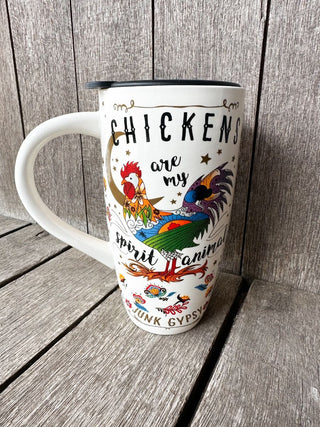 Chickens Are My Spirit Animal - Ceramic Tumbler