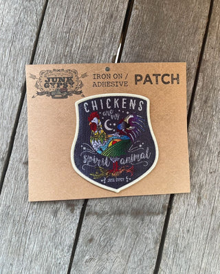 Chickens Are My Spirit Animal - Iron On Patch