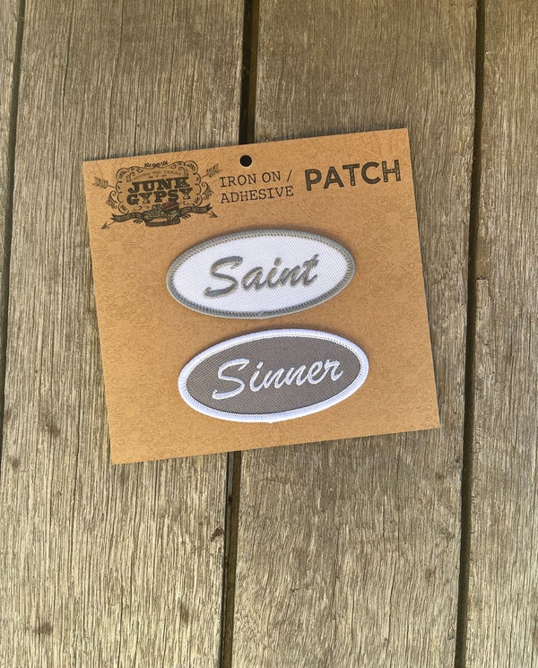 Saint and Sinner - Iron On Patch
