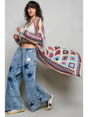 Long Sleeve Crochet Cardigan