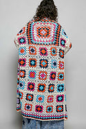 Long Sleeve Crochet Cardigan