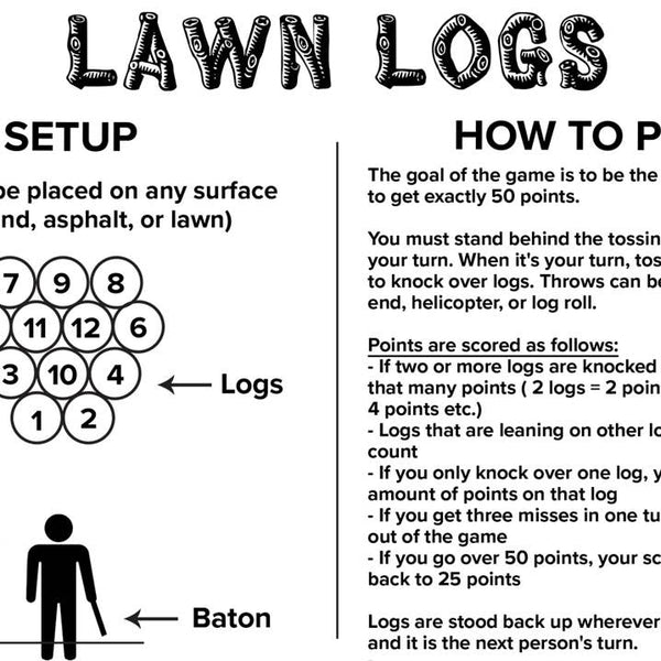 Lawn Logs Outdoor Game
