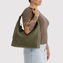 BAGGU Recycled Leather Shoulder Bag